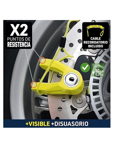 Disco Antirrobo Urban Amarillo UR208