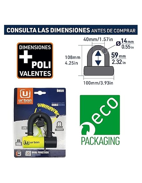 Candado Antirrobo Urban UR59