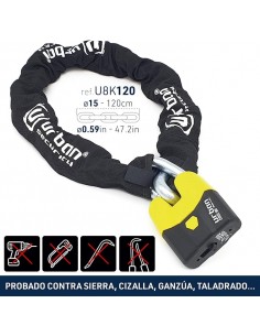 Cadena y Candado Antirrobo Urban U8K 2