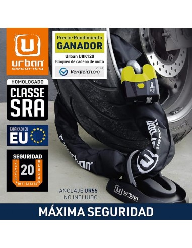 Cadena y Candado Antirrobo Urban U8K