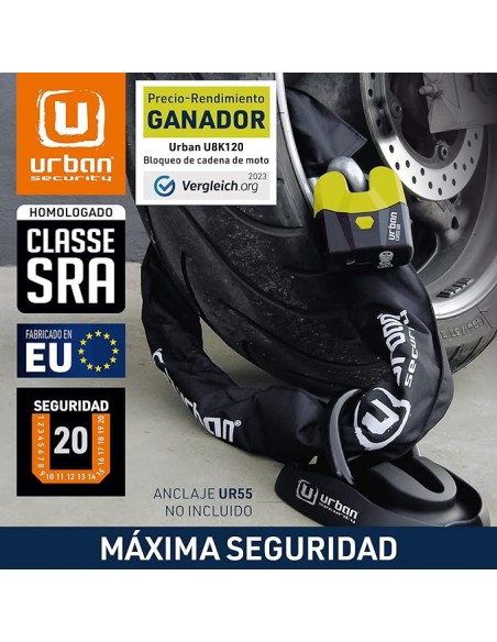 Cadena y Candado Antirrobo Urban U8K