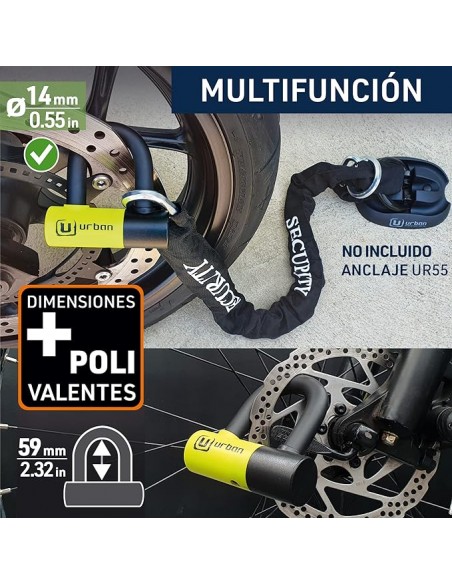 Cadena y Candado Antirrobo Urban UR59120