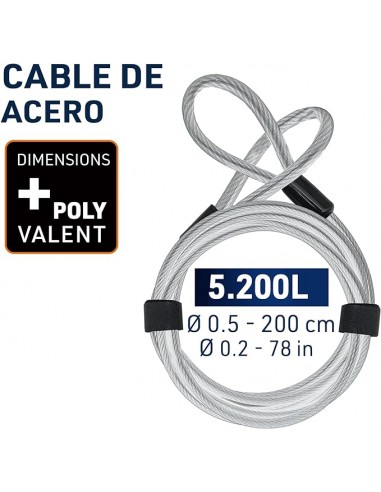 Cable Antirrobo Urban Flex 5.200L