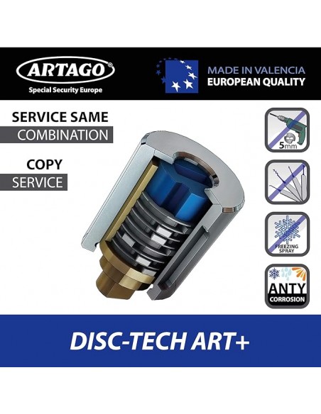 Cadena Antirrobo Artago Sold Secure Gold 68T