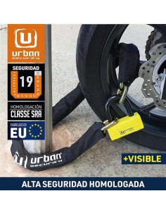 Cadena y Candado Antirrobo Urban Mini U UR74 2