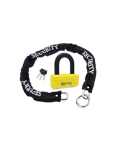 Cadena y Candado Antirrobo Urban UR75+10.120L
