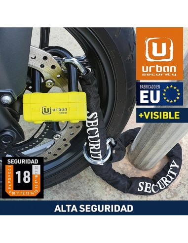 Cadena y Candado Antirrobo Urban UR75+10.120L