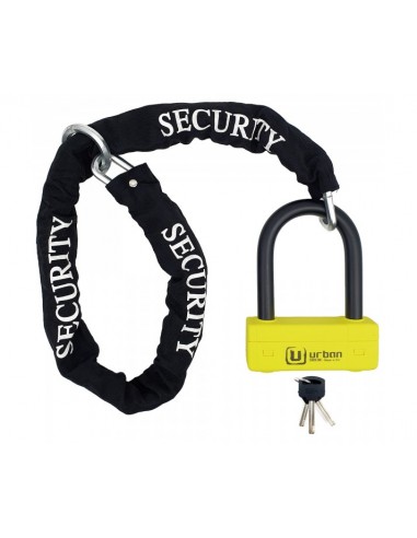 Cadena y Candado Antirrobo Urban UR85120+10.120L