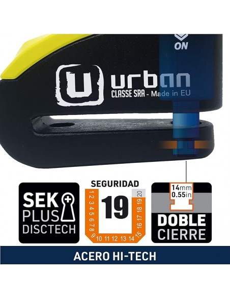 Disco Antirrobo Urban con Alarma 999