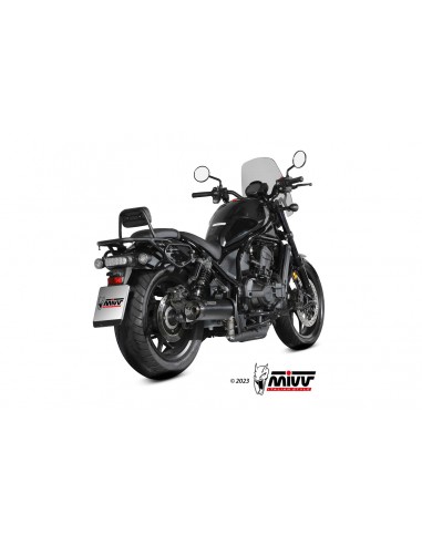 Escape Mivv HR-1 Acero Negro H.092.LH1BC